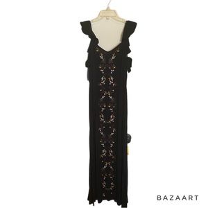 Francesca’s Navy Blue Maxi Dress M